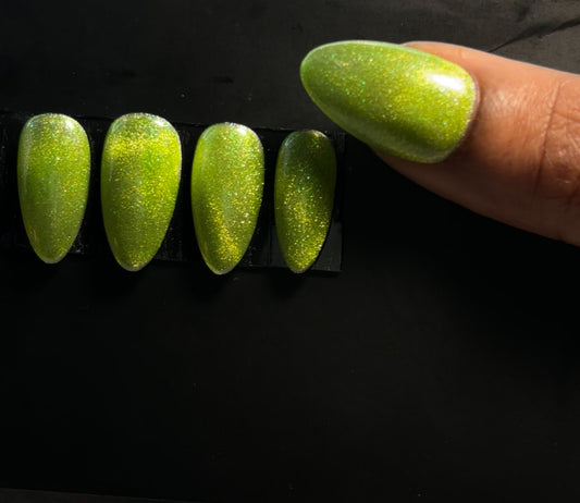 Slime Green Cateye Set